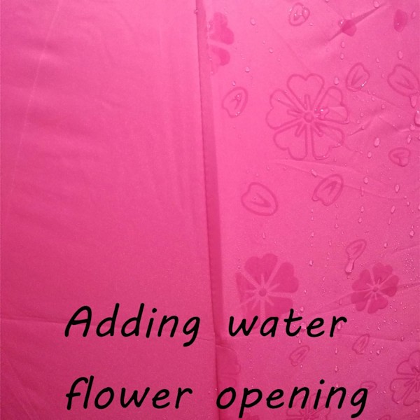 Damparasoll Paraply UV-beskyttelse til kvinder Parasol Let Anit-UV Paraplyer til sommersolbeskyttelse Rose Red