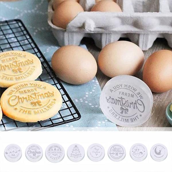 Glædelig jul kage ter stempel kiks fondant bagning kage em