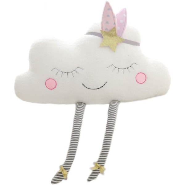 Plush Myk Koselig Mørk Sky Lyn Pute 17 Tommer