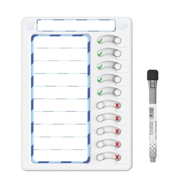 Chore Chart for Kids, Routine Planner, To Do List, Chore Schedule, Gift-FA- Blue 0.2