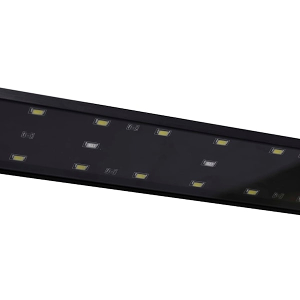 vidaXL Akvariebelysning med klemmer 75-90 cm blå og hvid 740