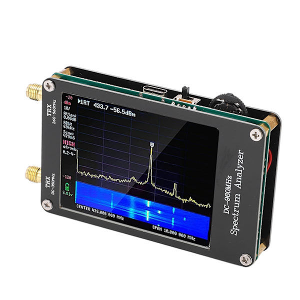 Spectrum Analyzer MF HF VHF UHF Input 4 Modes 2.8 inch Touch Screen Portable Spectrum Analyzer Signal Generator-FA- 2.5