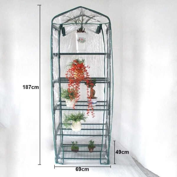 Drivhustelt, Mini lite drivhus for planter, bærbar plantehage