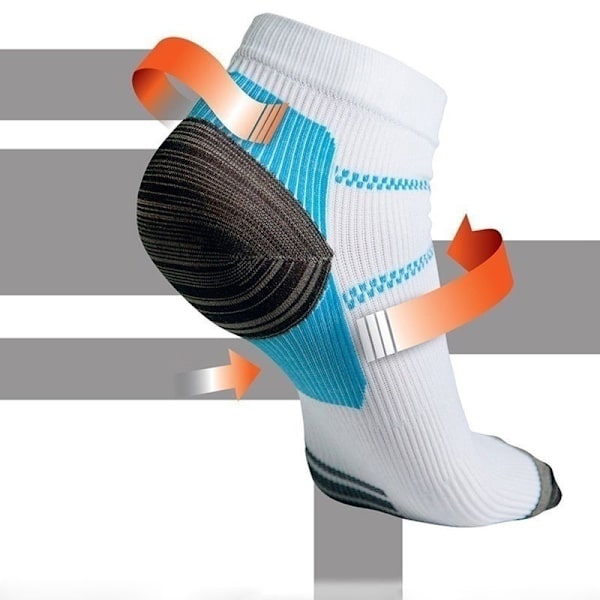 8 parin venytys-kompressiosukat miehille ja naisille S/M(34-40)