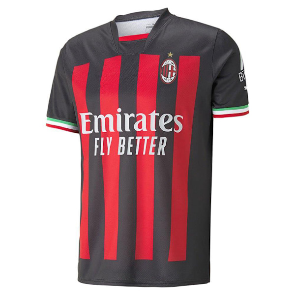 22-23 AC Milan kotipaita lyhythihainen jalkapallopaita M