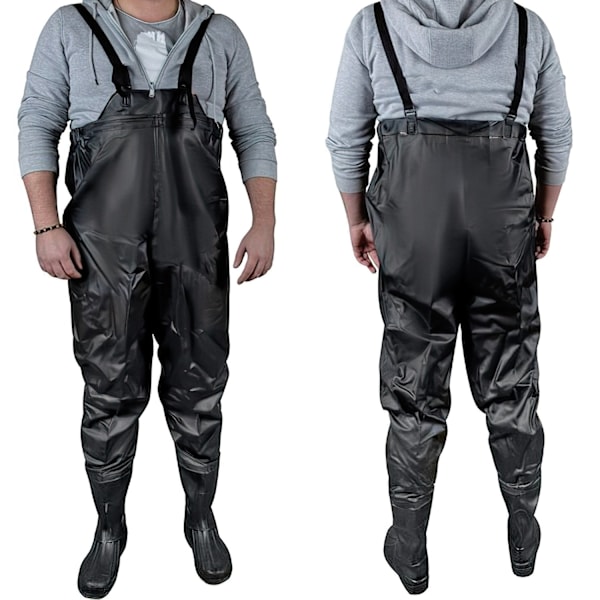Vadarbukser - Fiskevadere Sort Black 44