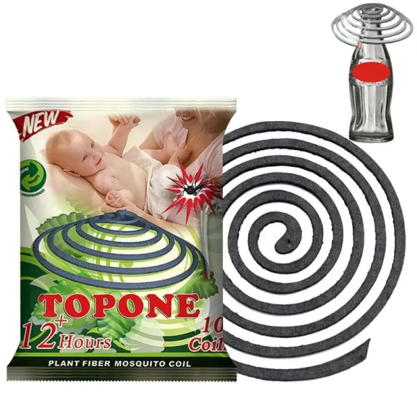 Beste kvalitet Myggspiral Røkelse 10 stk Kakerlakker Fluer Repellent Myggspiral 12 Timer Beskyttelse Papir Myggspiral For Aromaterapi