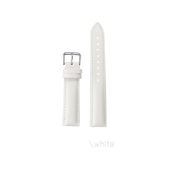 Urrem Klockband VIT 12MM Hvid White 12mm