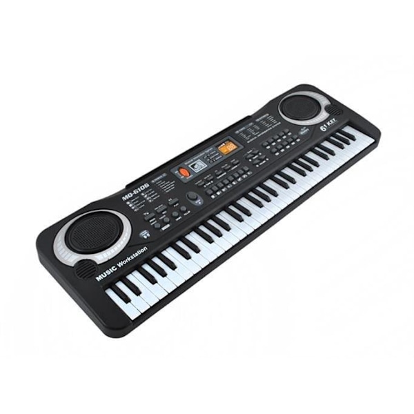 Elektronisk orgel - 61 tangenter med mikrofon black 2000