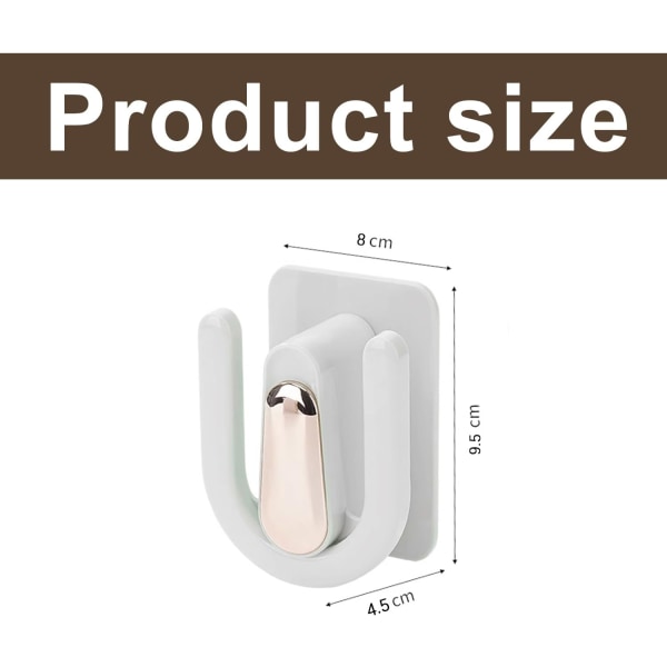 2-pack vita plastskohyllor för väggmontering - Väggmonterad S