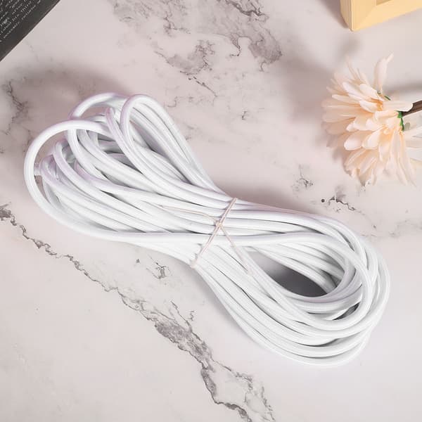 6 mm 10 m / 32,8 fod rund elastisk snor sytilbehør til tøj-FA- 0.4