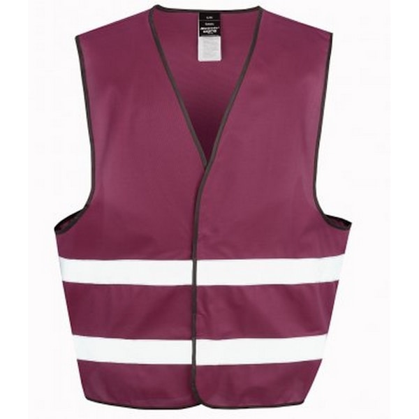 Results Vuxen Unisex Core Enhanced Vis Vest S/M Bourgogne Burgunder Burgundy S/M