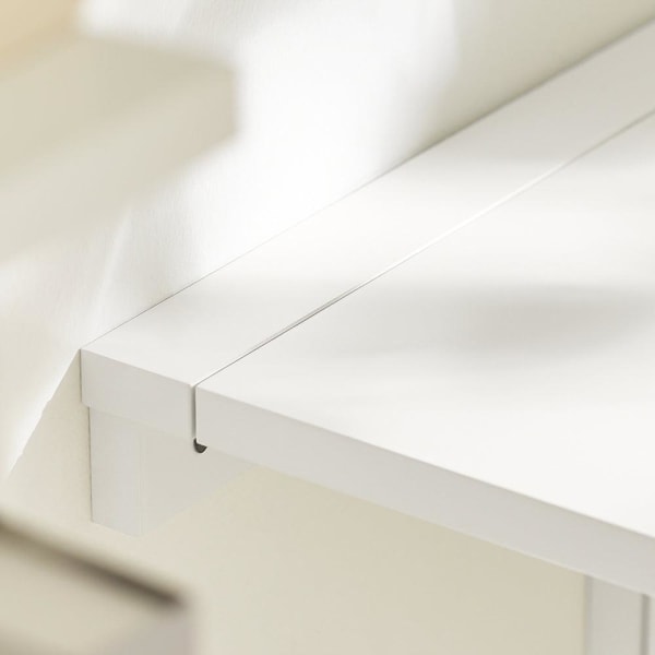 SoBuy Veggmontert klaffbord Skrivebord,Matbord Barbord FWT03-W White