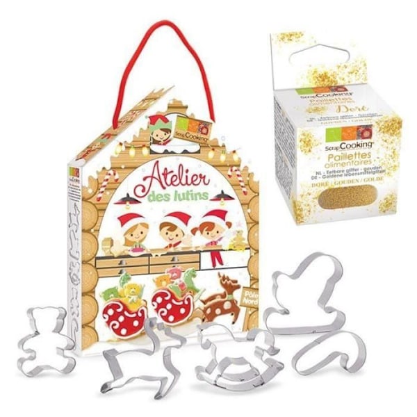 Konditoria Atelier des lutins + kultahippuja