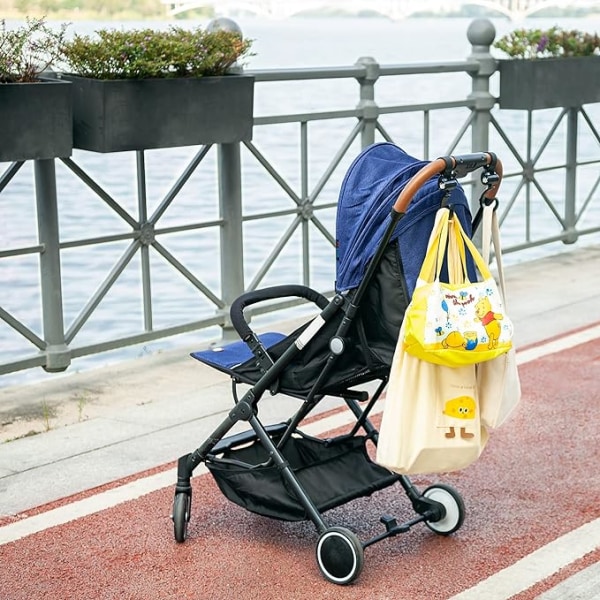 4 Universal Barnvagnskrokar - Karbinkrokar - Barnvagnstillbehör - Väskkrok - Barnvagnsklämma - Barnvagnskrok.