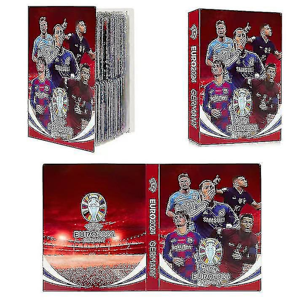 Fodboldkortalbum Samlerbog 2023 Ny 240 stk. Star Card Box Collection Album Bog Mappe Børnelegetøj Gave-SS1-
