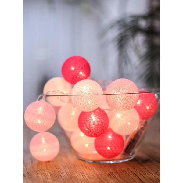 Strålkastare Bomullsbollar Batteri -3M 20 LED-lampor Belysning