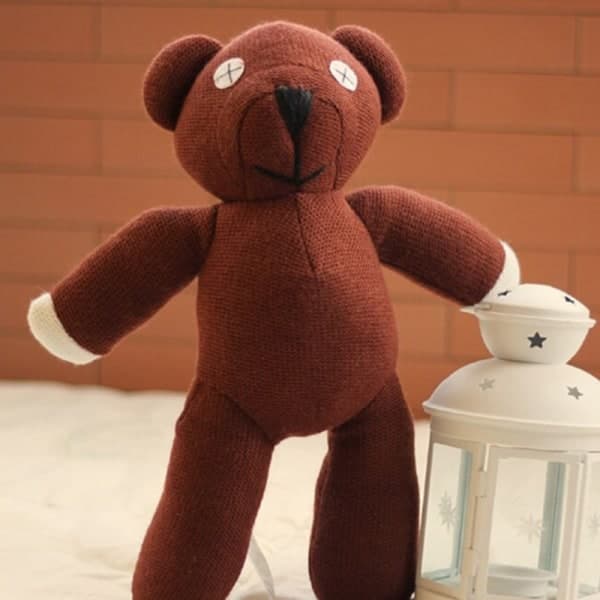 23 cm Mr Bean Bamse Dyr udstoppet plyslegetøj Blød figur Gør 23cm-FY-
