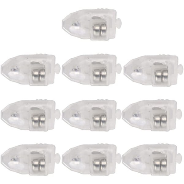 10 stk. Mini LED Lys Balloner til Papirlanterner (Blå)