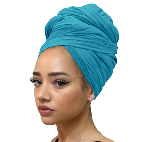 Stretch Huvudscarfs Hårband För Muslimer Mjuka Andningsbara Scarf-light Ha Tsing