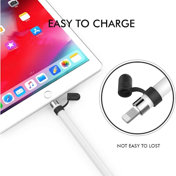 Passar till Apple Pencil Apple Kondensator Penna Skyddande Fodral ipad Penna Fodral Anti-drop Silikon Stylus