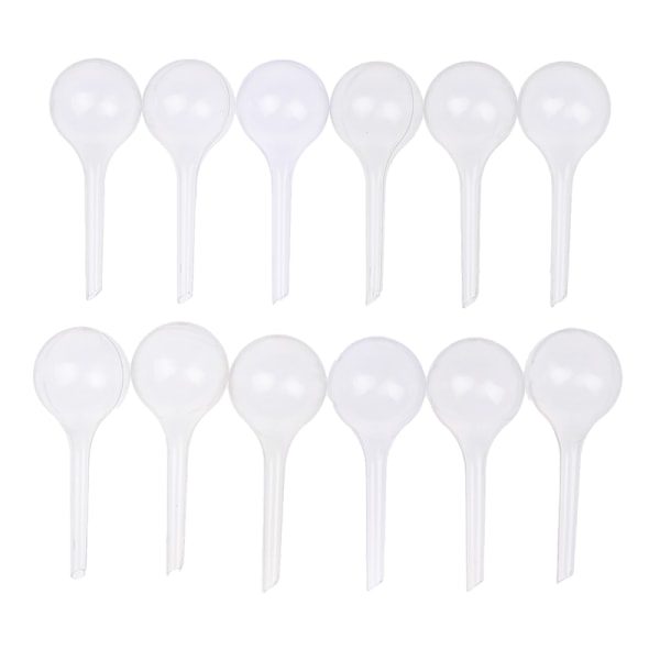 12 st Självbevattnande plastbollar Trädgårdsbevattningssystem Transparent Transparent
