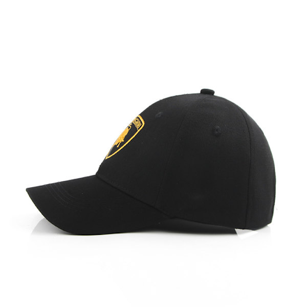 Lamborghini Racing Baseballkeps med broderat solskydd för män