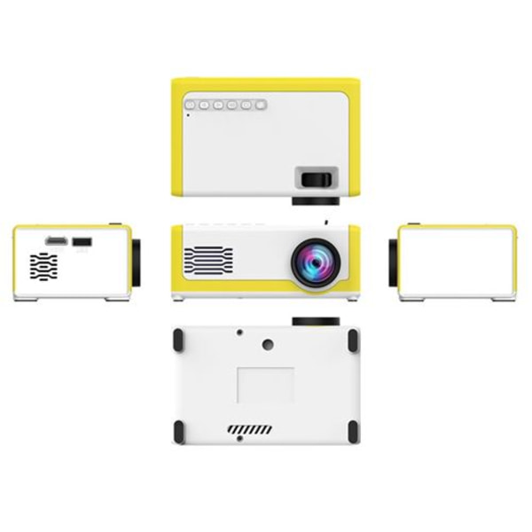 Minifickprojektor för hemmabio för iPhone och Android