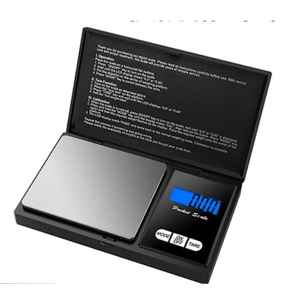100g*0,01g bærbar husholdningskjøkken grønnsak og frukt 0,01g kalles smykker liten elektronisk vekt mini lommevekt,