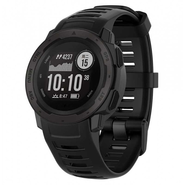 Garmin Instinct Stilrent Silikone Armbånd Runnr black 50