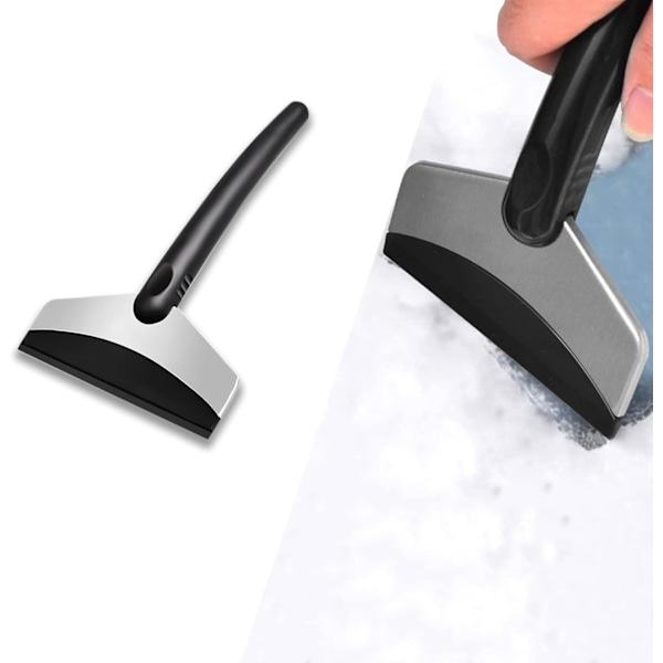 KCVV isskrapa - isskrapa för bil - snöskovla - fönstersskrapa - svart - ergonomisk design