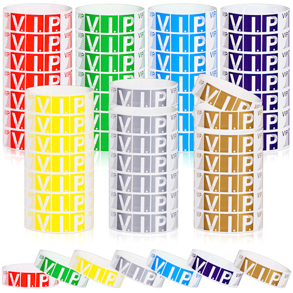 700-pakning VIP-armbånd Papirarmbånd Perfekt for arrangementer Army green-XF6-