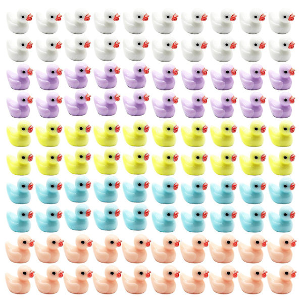 100 stk Mini Resin And Miniature Andefigurer Mikro Eventyrhage Landskap
