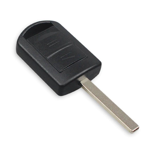 Nøgle FOB Skal Fjernbetjening 2 Knap Hu100 Blad til Opel Sort black one size