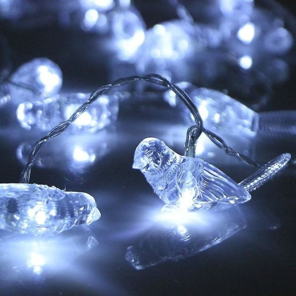 Batteridrivna fågel ljusslinga 20 LED w