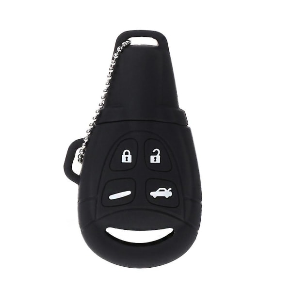 4-Knapps Silikongummi Fodral Skydd Fjärrkontroll för Saab 9-3 9-5 9 IC