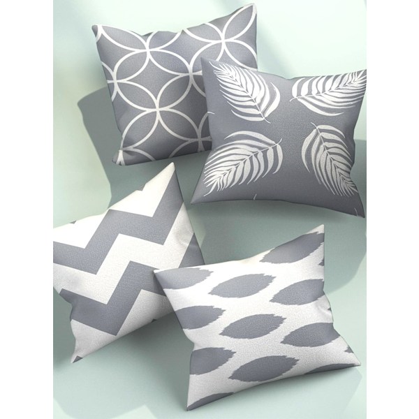 tyynynpäällinen 45 x 45cm 4 kappaleen pakkaus kotityynyliinat lukeminen tyyny