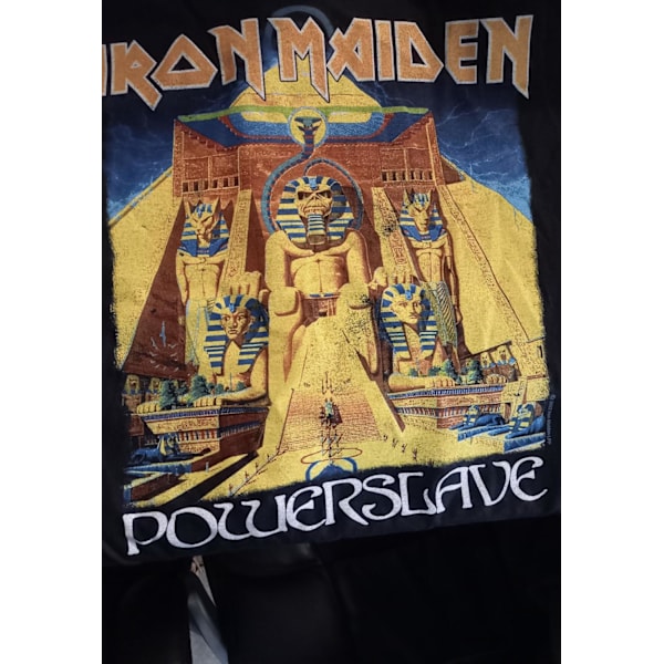 Iron Maiden Powerslave T-skjorte Svart L Black