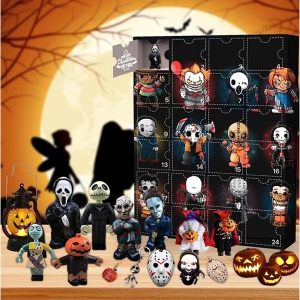 Halloween-adventskalender med overraskelsesleker, nedtelling til Halloween B-New Model