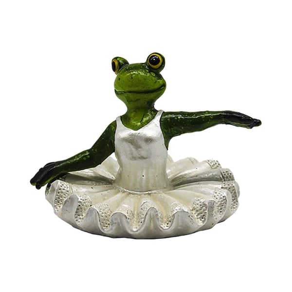 Harpiks Vandflydende Frø Ornament Dyr Statue Frø C