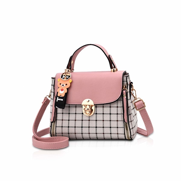 Kvinnor Söta Crossbody Väska? Galler Axelväskor PU Läder