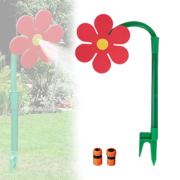 Dansande Daisy Sprinkler, Galna Daisy Sprinkler, Bevattningssprinkler för gräsmatta, Trädgårdsbevattningsverktyg, för trädgård, gräsmatta red