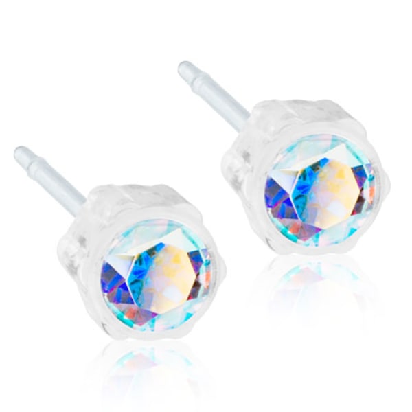 Blomdahl Ørepynt MP Medical Plast 4mm Regnbue