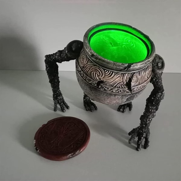 Elden Ring Pot Boy Statuer med innebygde LED-lys, samleobjekt for Elden Ring-spillere (YJD)