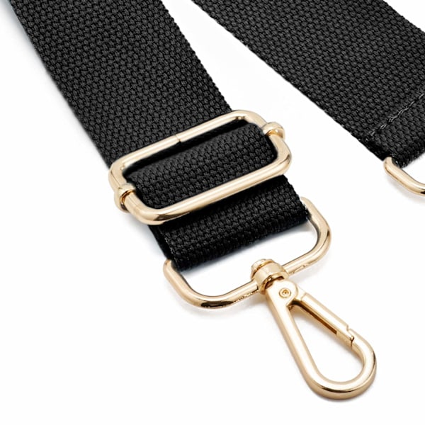 Justerbar ersättningsväska rem med svängbara metallkrokar Canvas handväska Axelremsväska Rem Messenger Bag Utbytbar rem för crossbody handväska