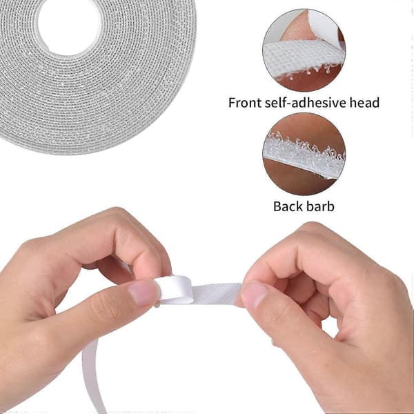 (White) Mosquito Net Window 2-pack 150x200cm Mosquito Net for Window Self-adhesive Adjustable Insect Net-FA-