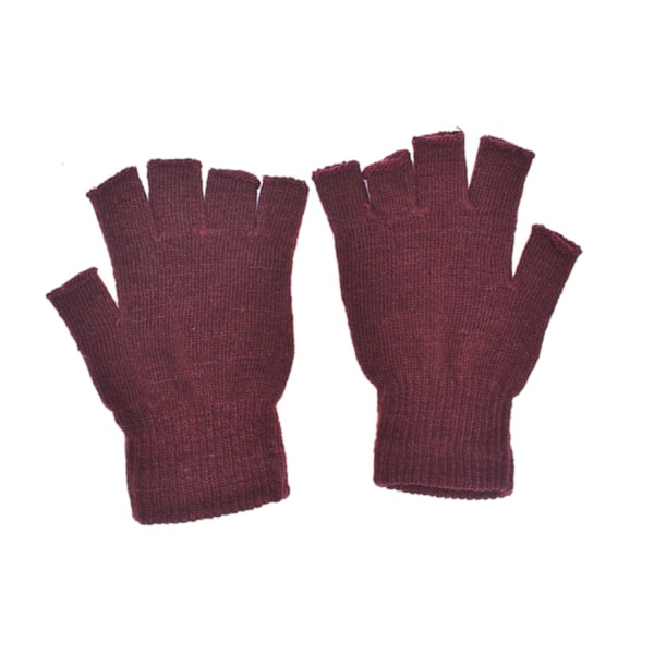 Fingerløse Handsker One Size - Forskellige Farver brown 50