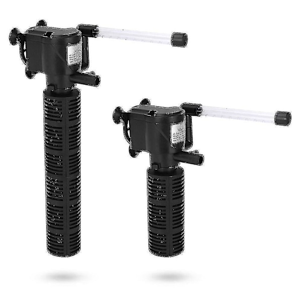 3 i 1 Tyst Luftning Vattenrenare Intern Pump Nedsänkbar Akvarium Filter Syrepump Nedsänkbar