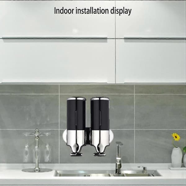 M-8009 Dobbelt Manuel Sæbedispenser-FA-