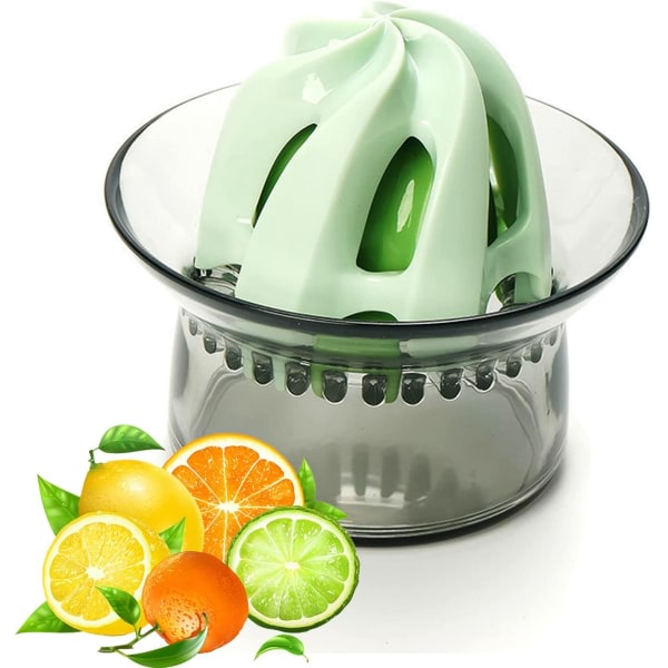 2-i-1 manuell juicer sitron appelsin sitruspresse 3,54x3,15 tommer
